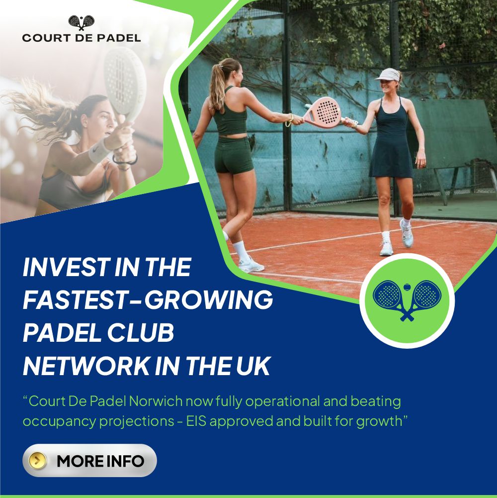 Court De Padel &ndash; EIS-qualifying UK padel investment opportunity